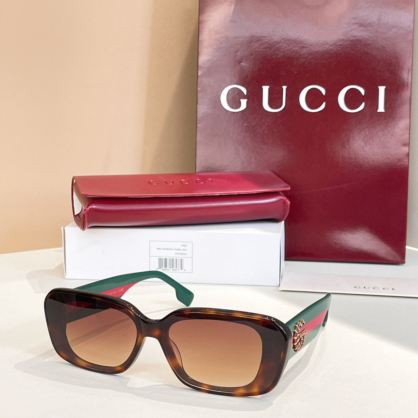 8-color cat-eye full-frame sunglasses