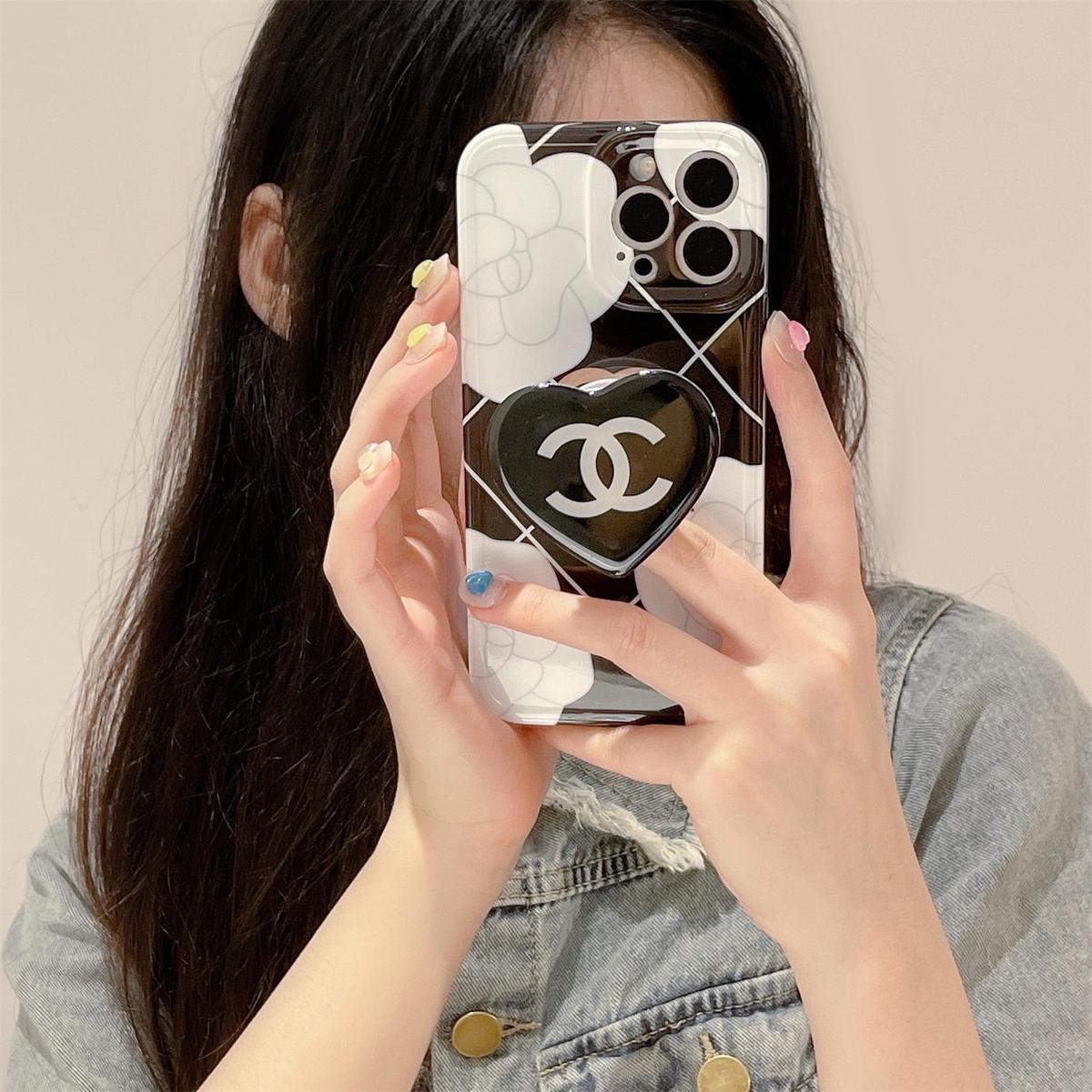 Camellia Heart Holder Case