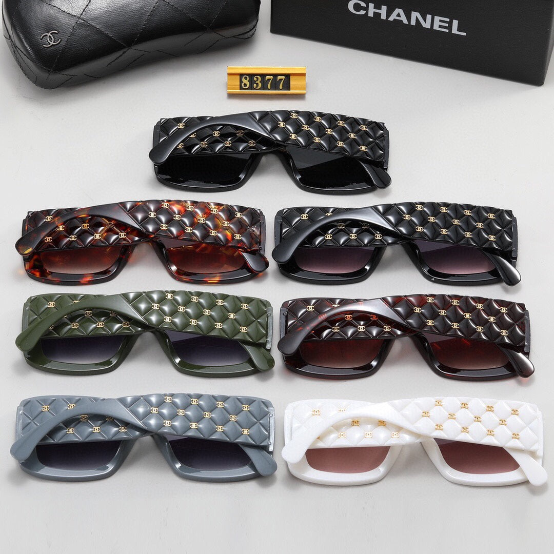 7 colors high-end UV protection sunglasses 8377