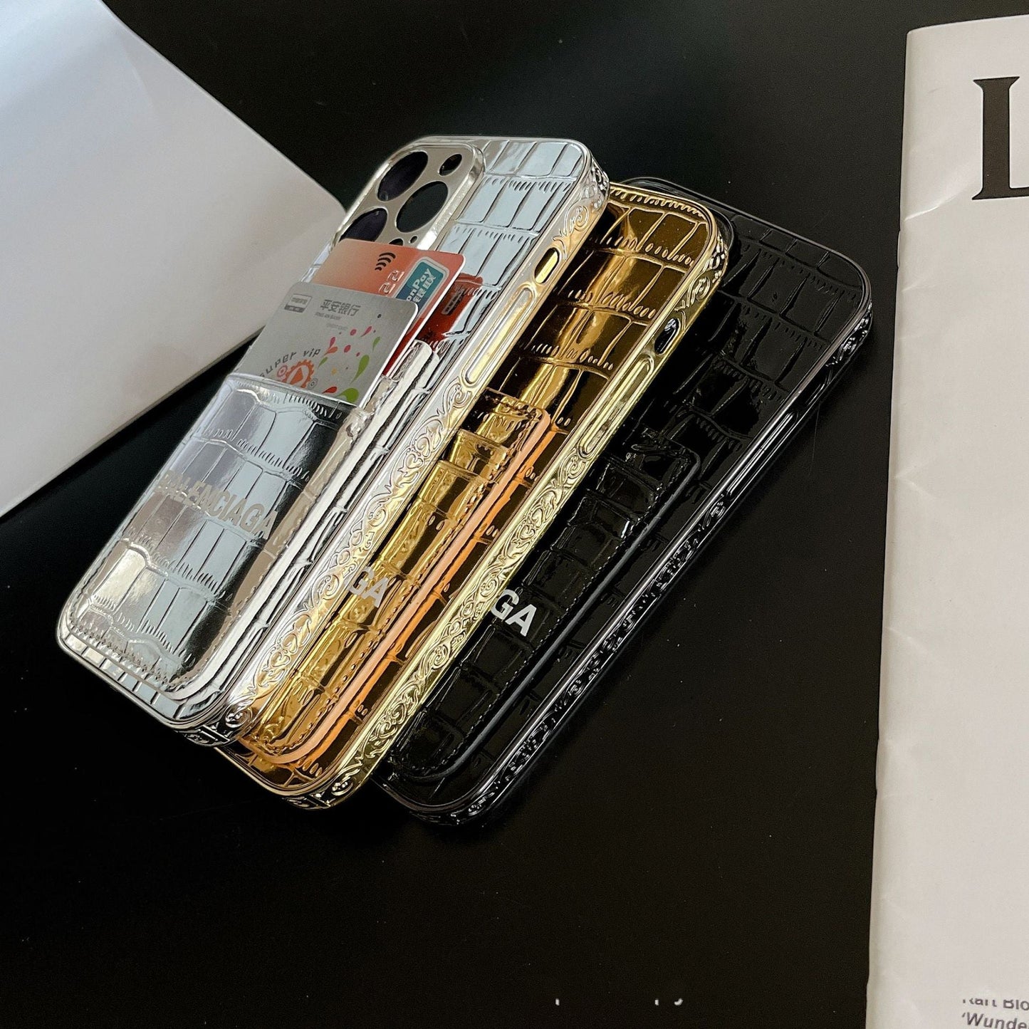 Luxurious patent leather case