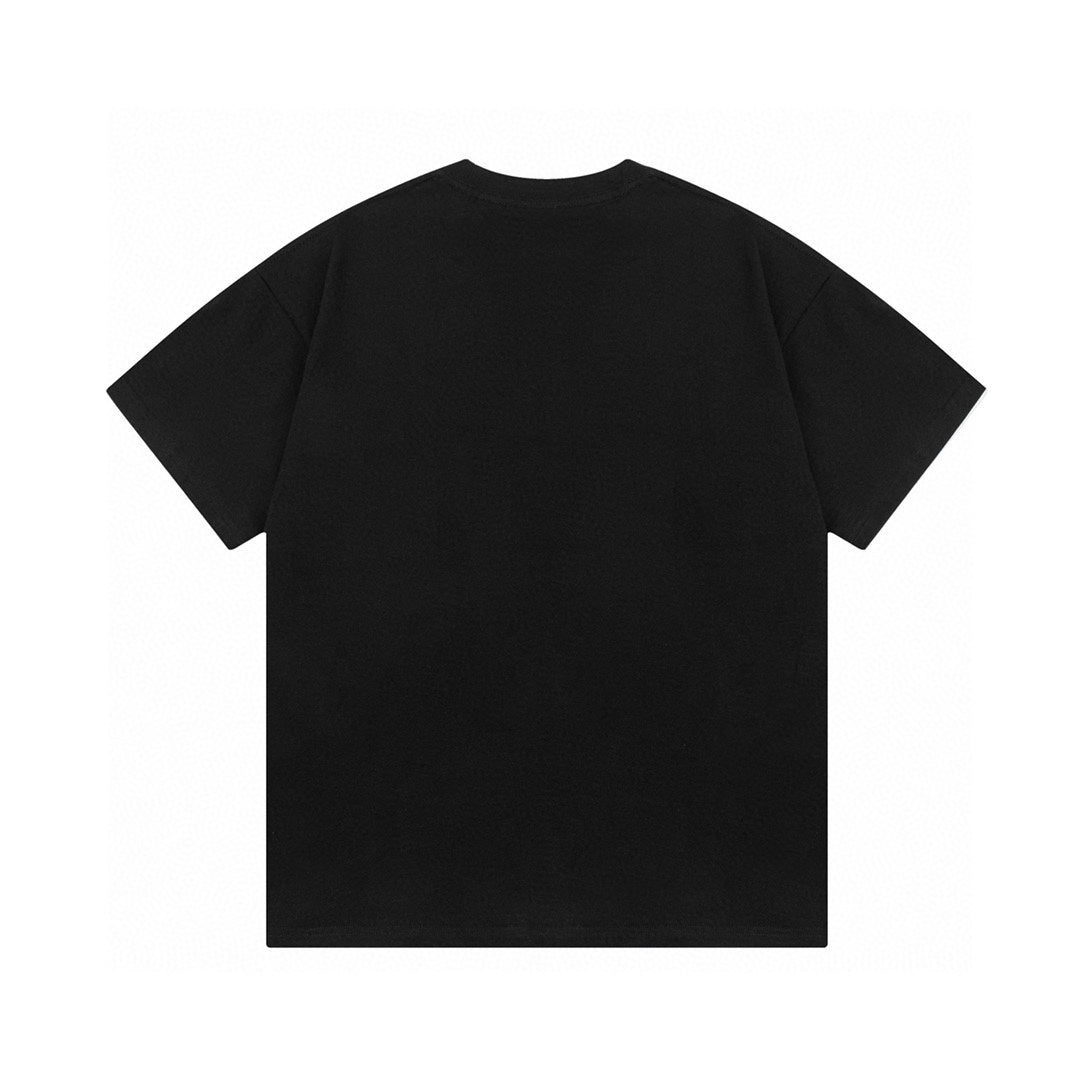 Embroidered print T-shirt