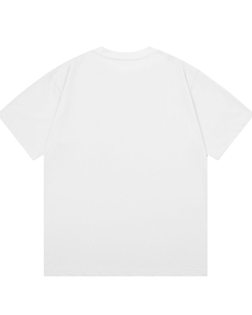 Embroidered printed T-shirt