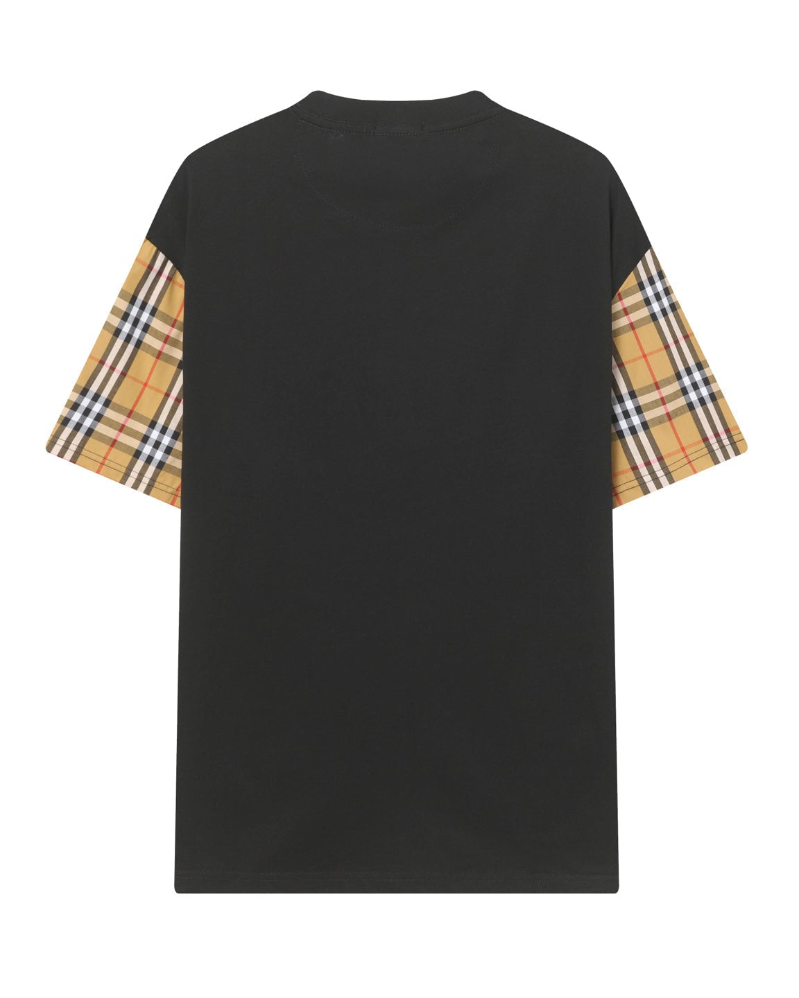 Check cotton T-shirt