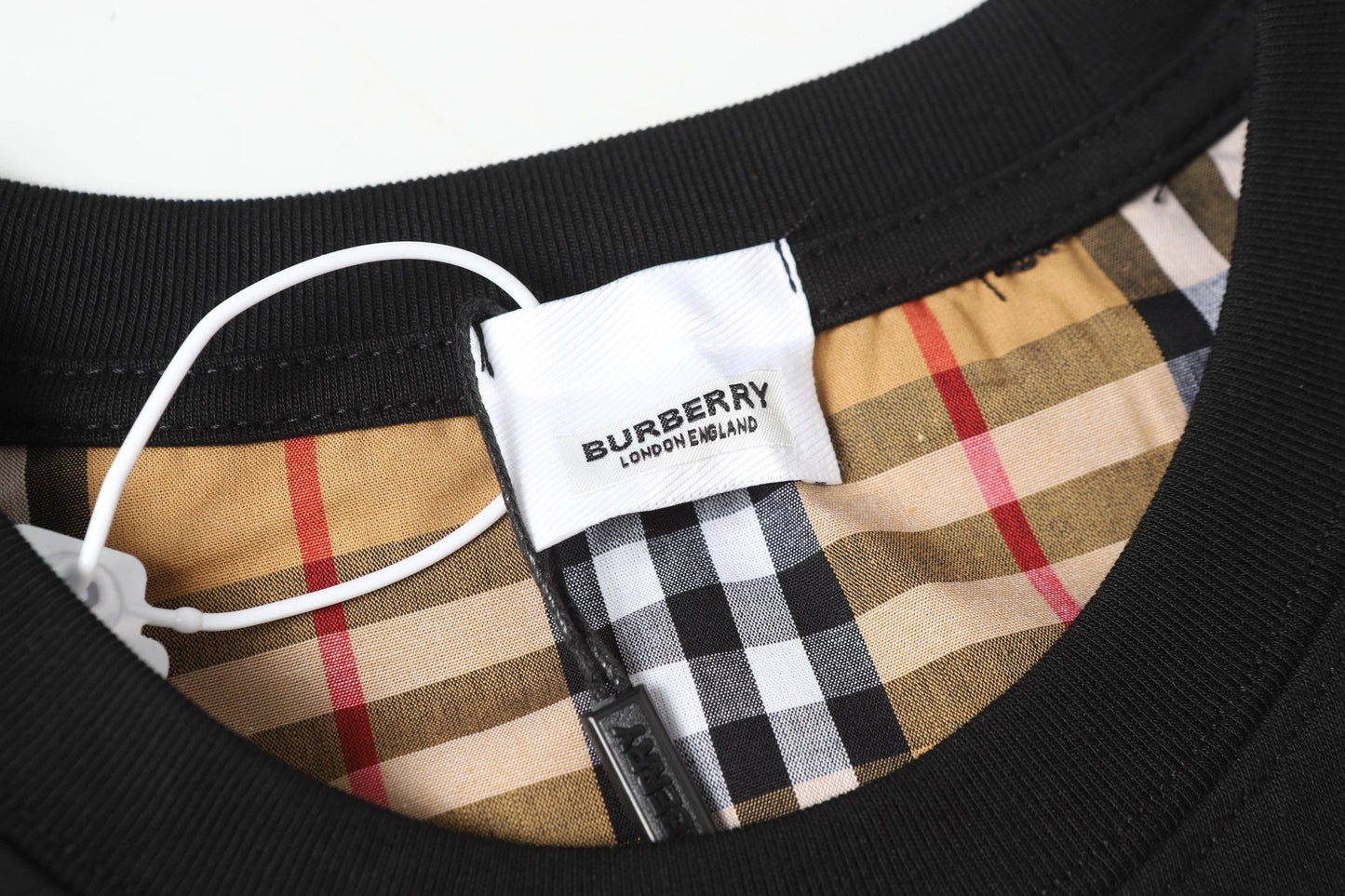 Check cotton T-shirt