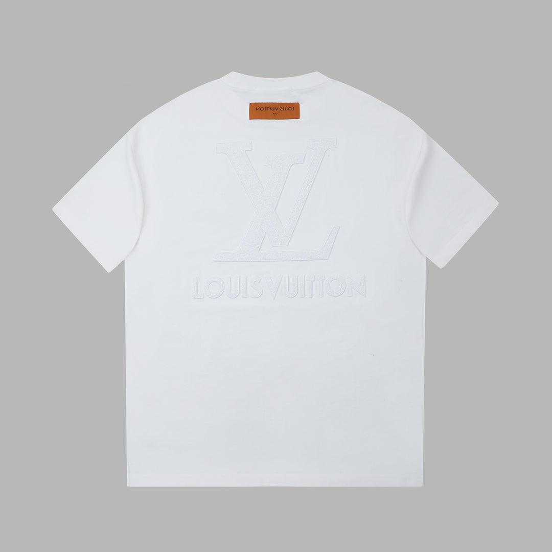 Embroidered cotton T-shirt