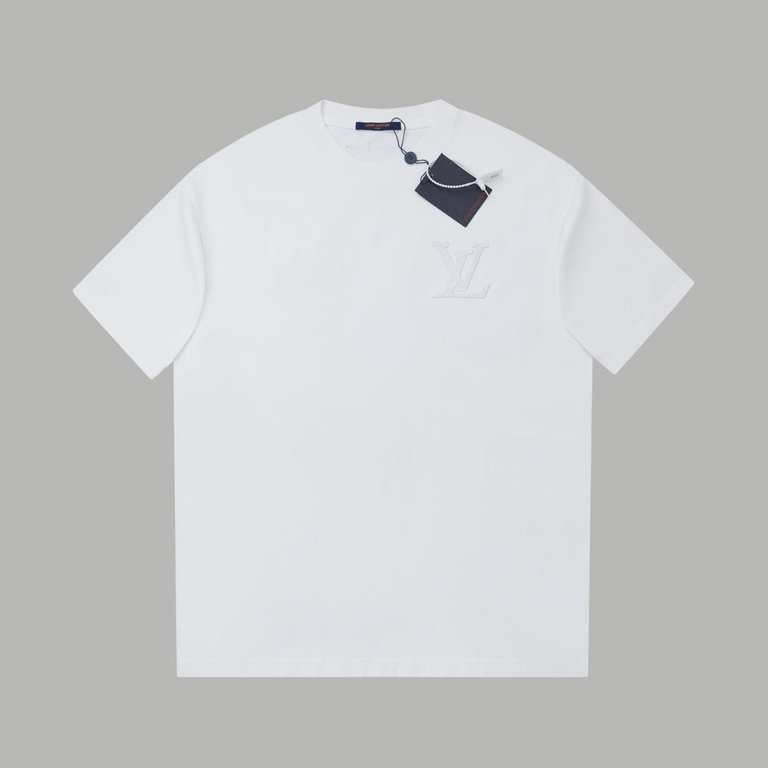 Embroidered cotton T-shirt