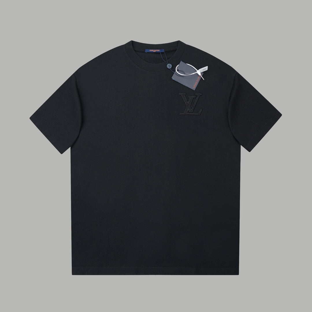 Embroidered cotton T-shirt