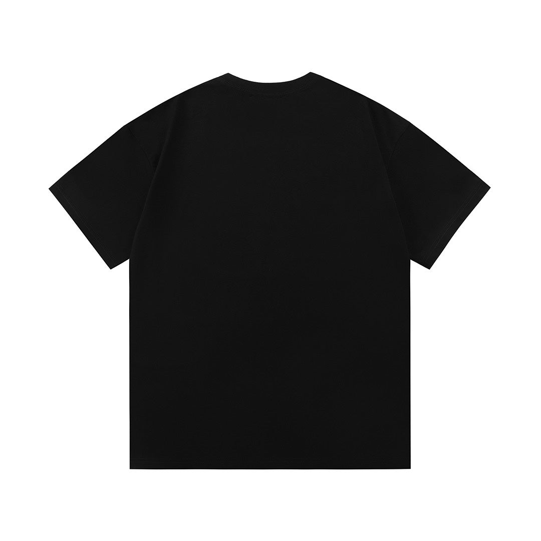 Embroidered cotton T-shirt
