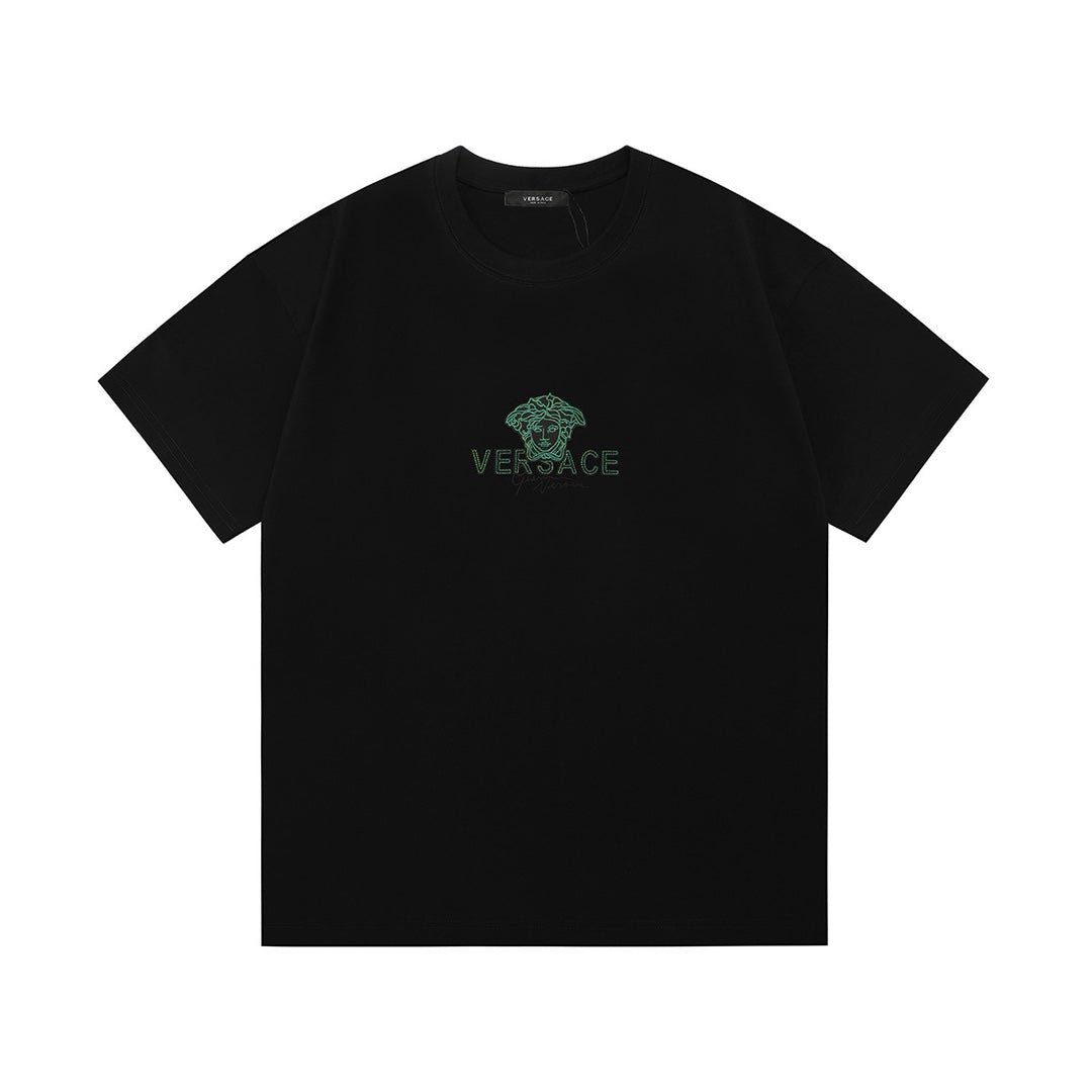 Embroidered cotton T-shirt