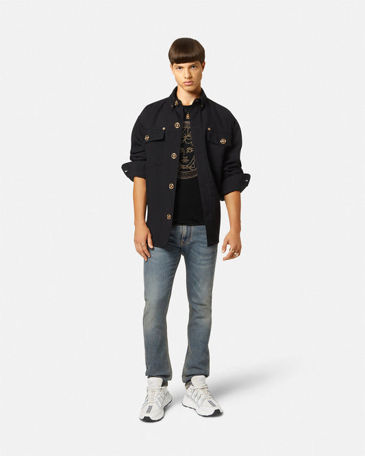 Classic Golden Print T Shirt