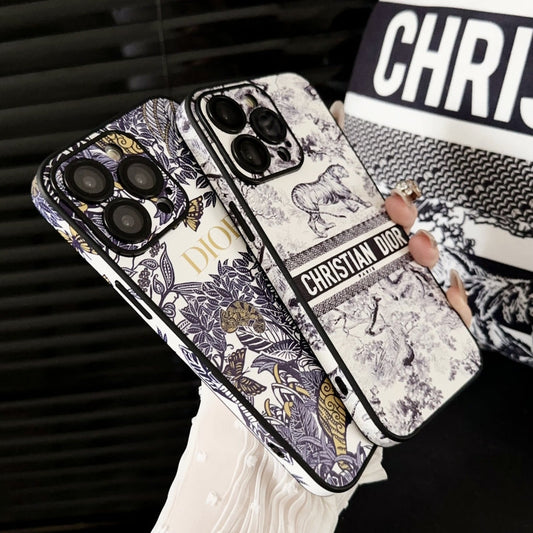 Forest Tiger Flower Leather Case