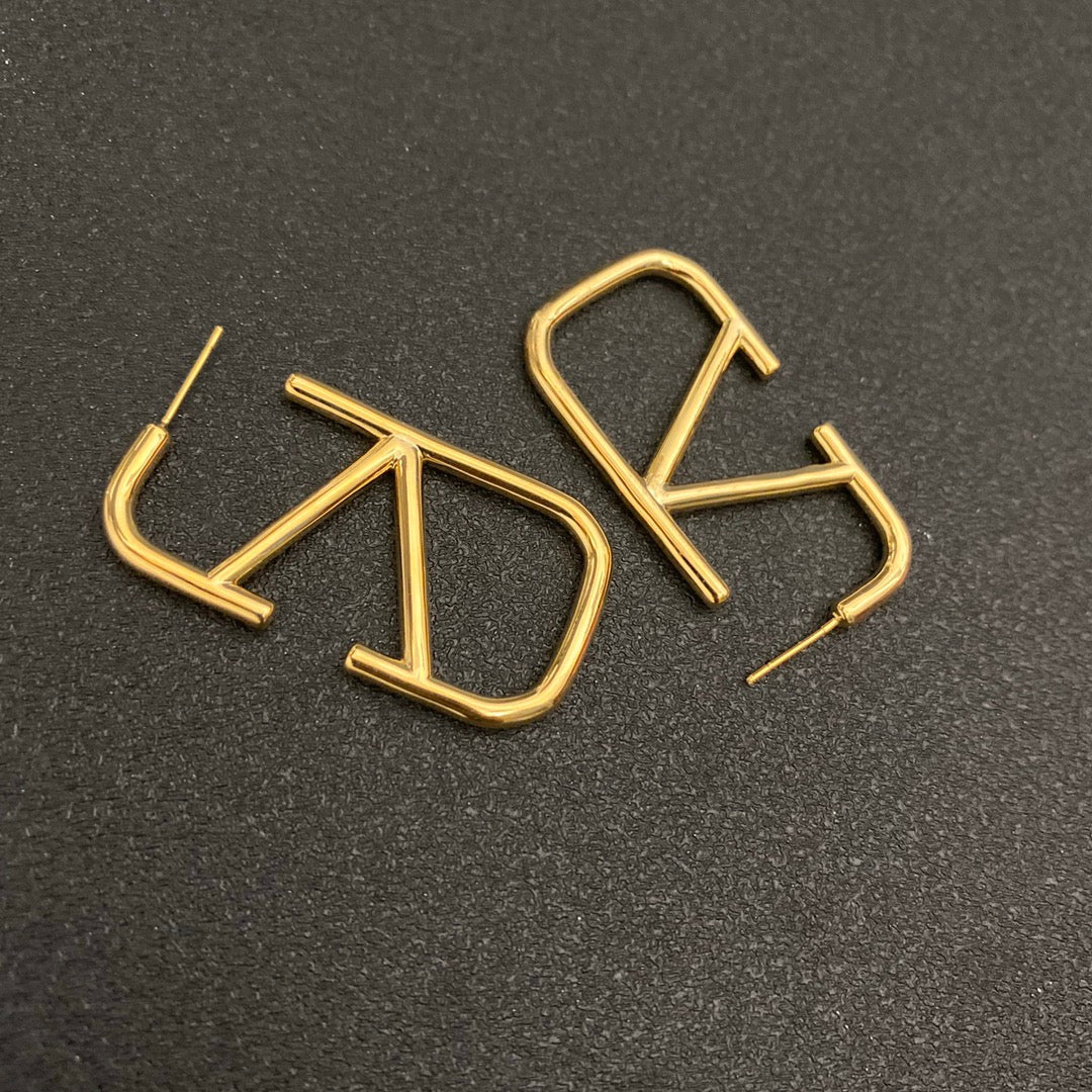 Classic Logo Large Earrings