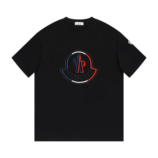 Embroidered cotton T-shirt