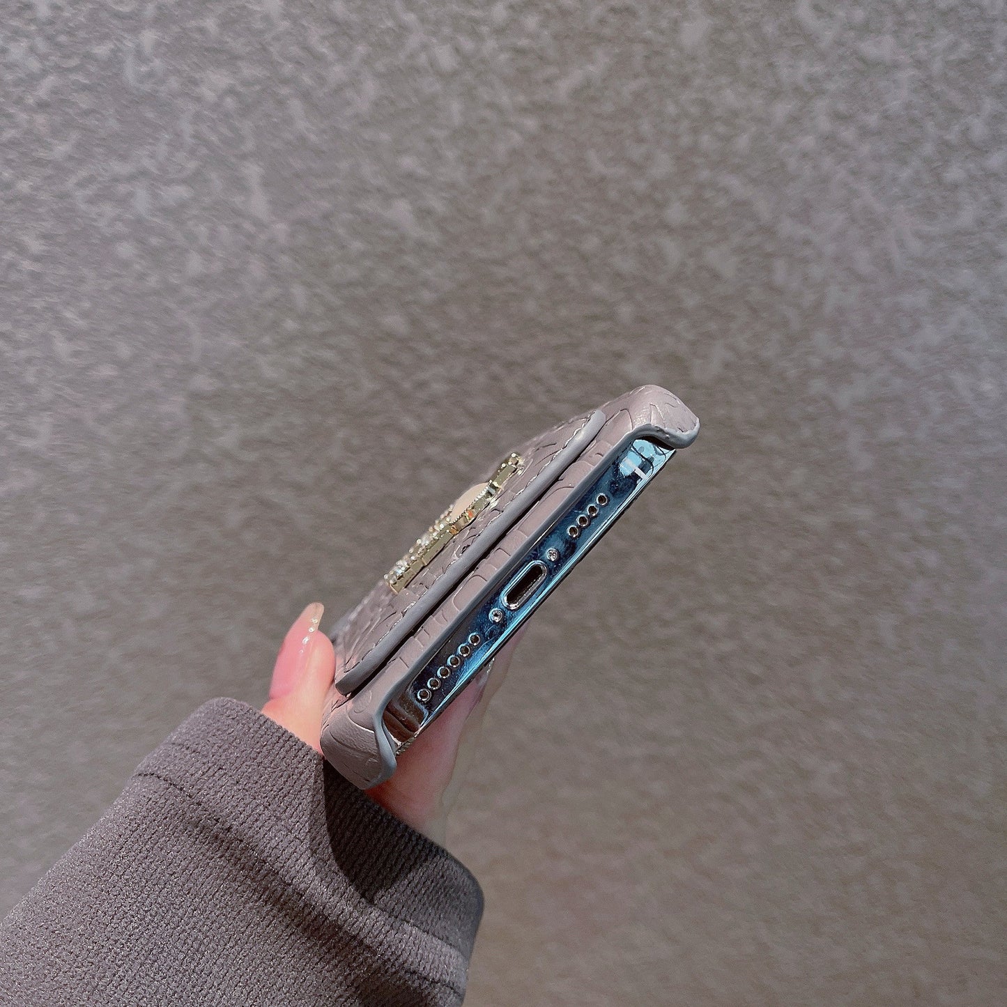 Leather card holder case