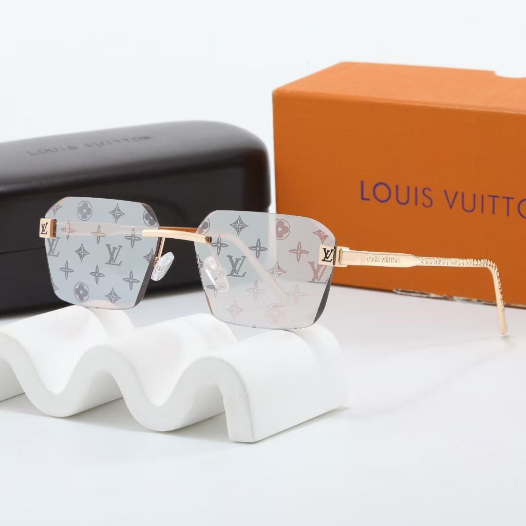 7 colors frameless new metal sunglasses