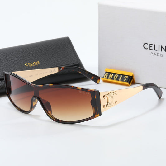 7 colors new integrated lens metal frame sunglasses  69017