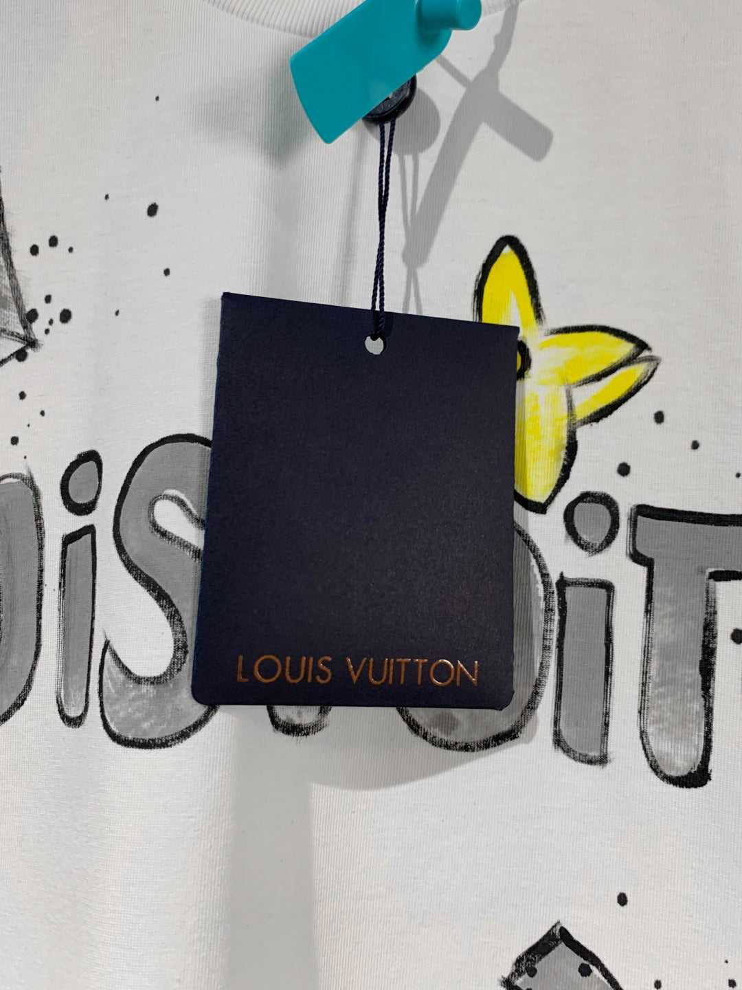 Hand-painted printed T-shirt