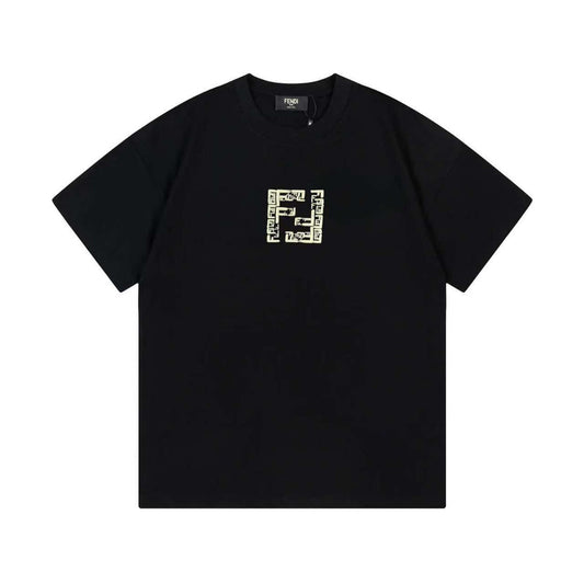 Embroidered print T-shirt