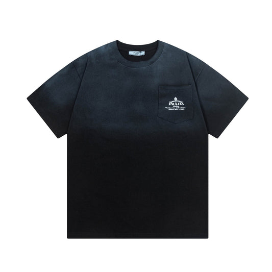 Gradient cotton T-shirt