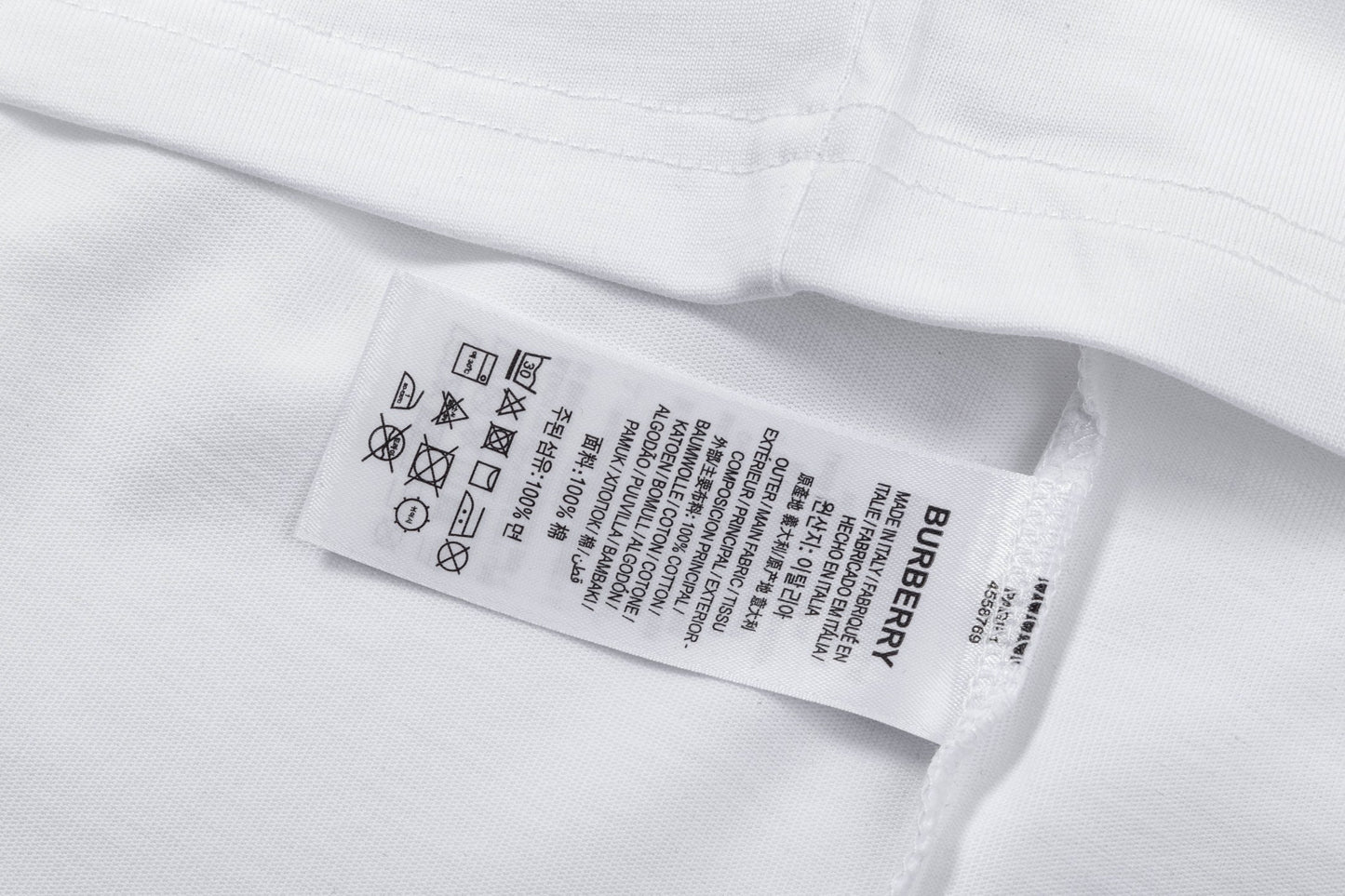 Embroidered printed T-shirt