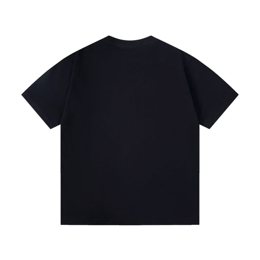 Embroidered cotton T-shirt