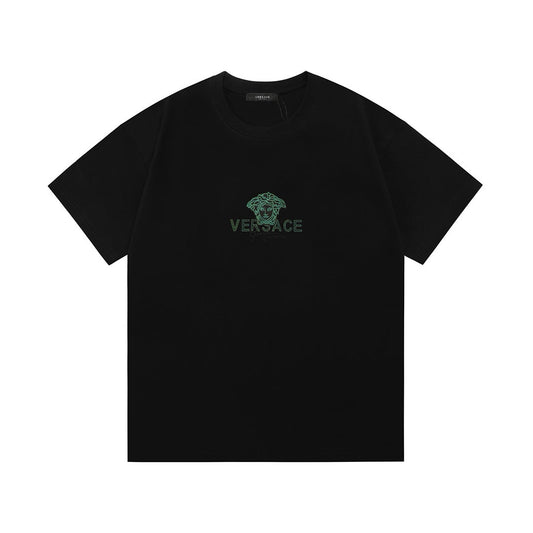 Embroidered cotton T-shirt