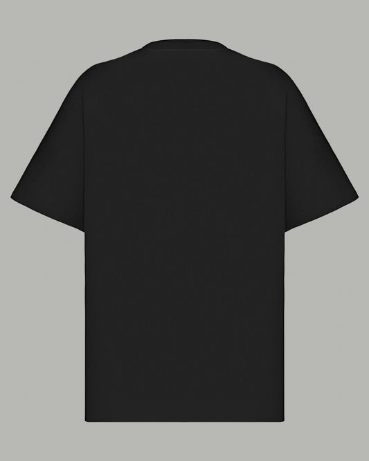 Metal Logo Double Yarn Cotton T-shirt